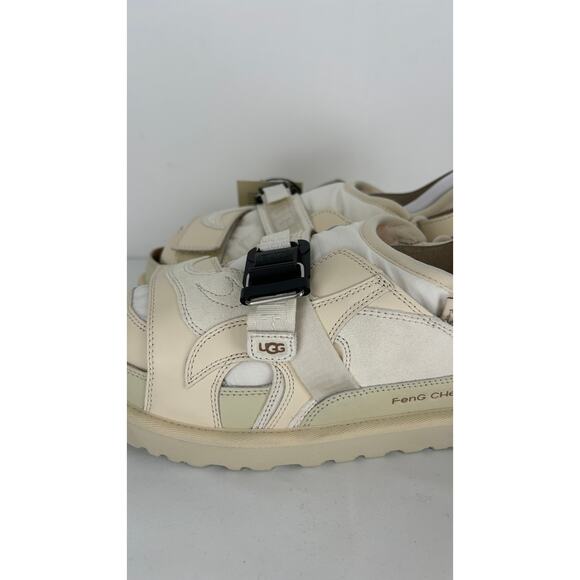 UGG X Feng Chen Wang Tasman Cream Mens 7 Womens 8 New Slipper Leather Suede - Picture 6 of 15